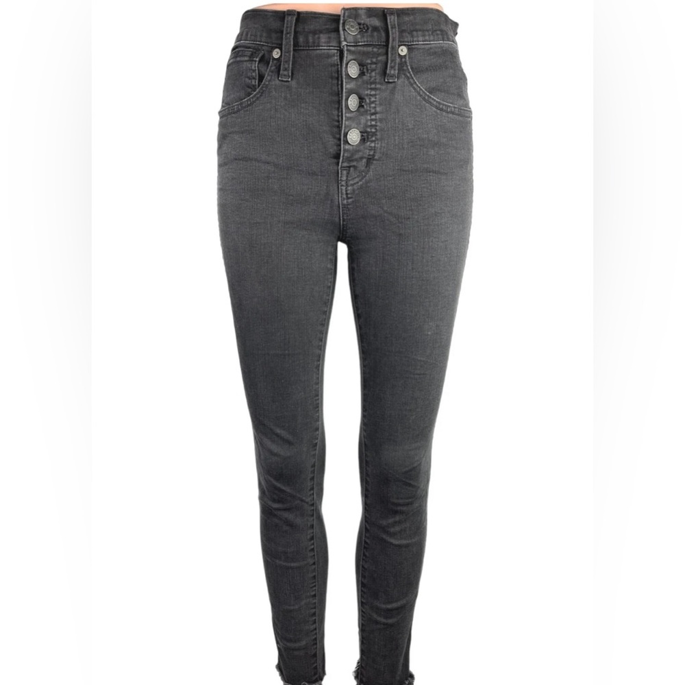 Madewell Women's Skinny Jeans in Dark Gray